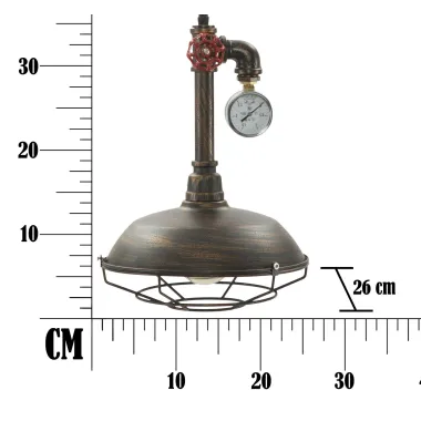 LAMPA WISZĄCA Manhattan Round 26X36 cm